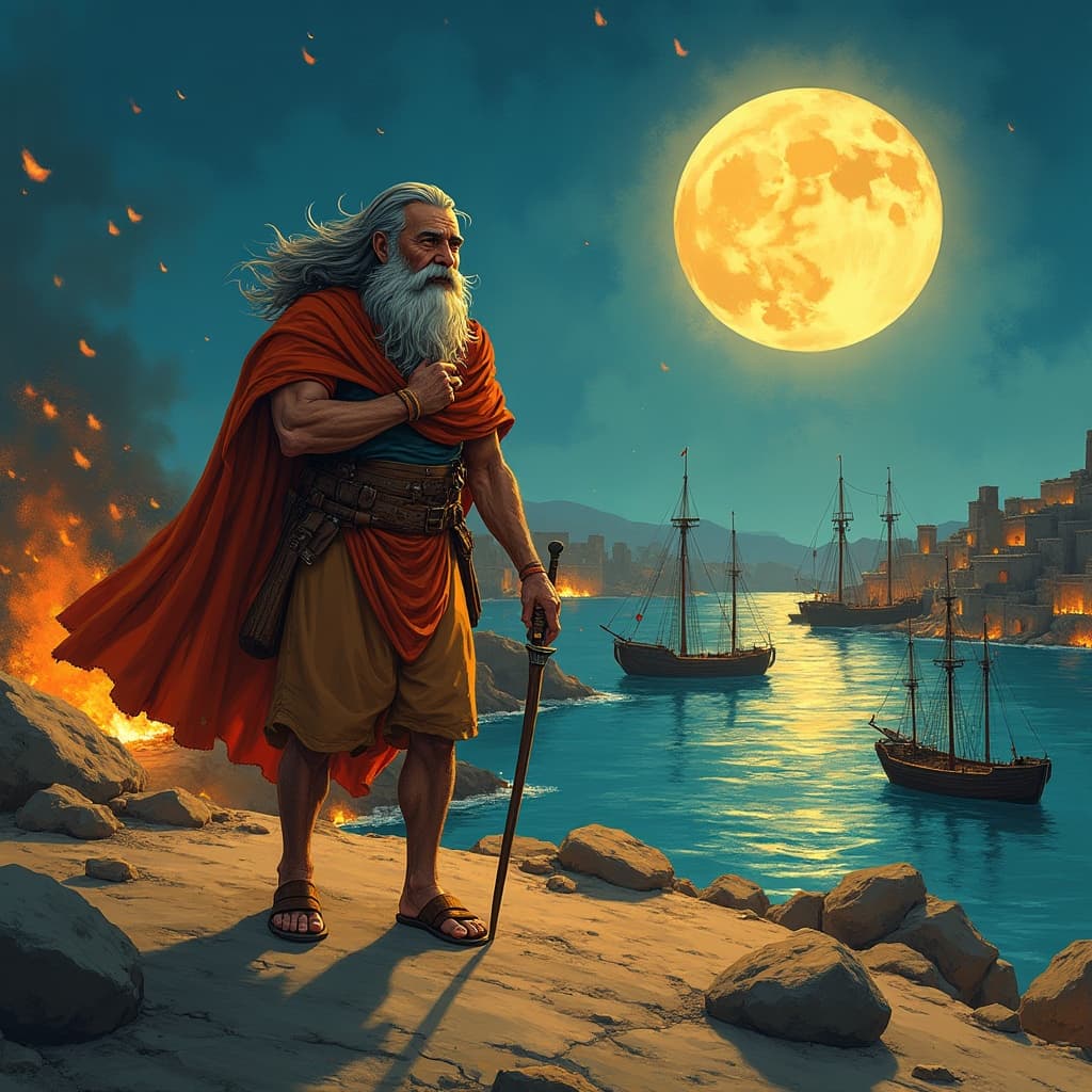 Portada: Eneas y la Caída de Troya